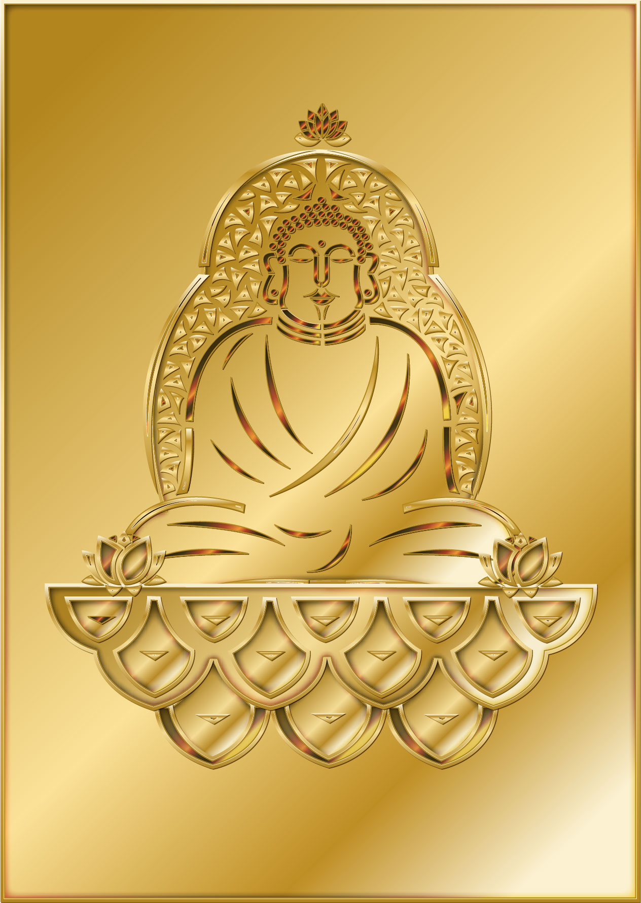 限定品 美品 木版画 大日如来像 掛け軸 金剛寺 太巻き付 紺紙