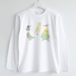 長袖Tシャツ（Simple / いろいろな鳥さん） 2枚目の画像