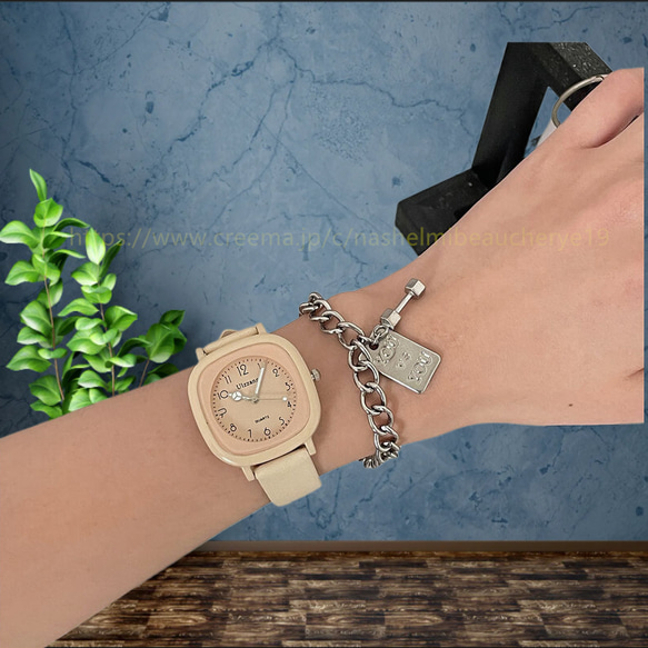 多色選択 レザーバンド 時計  ファッション ベルト 女の腕時計 ワールド アクセサリー ジュエリー 腕時計 通勤 通勤 8枚目の画像