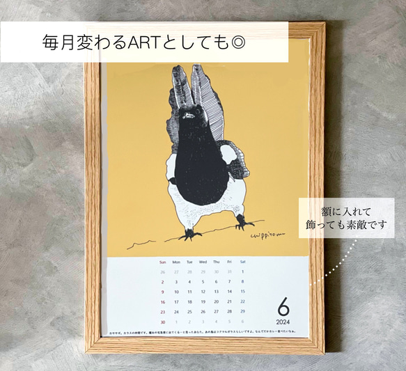 【4月はじまり】マニアックな海鳥たちと過ごす一年カレンダー〜2024 6枚目の画像