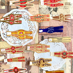 ヴィンテージ シガーバンド アソート30枚（15種×2枚ずつ）A シール