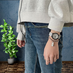 多色選択 レザーバンド 時計  ファッション ベルト 女の腕時計 ワールド アクセサリー ジュエリー 腕時計 通勤 通勤 5枚目の画像