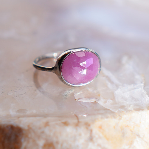 スーパーセール】ルビー シルバーリング 6.5号 指輪・リング