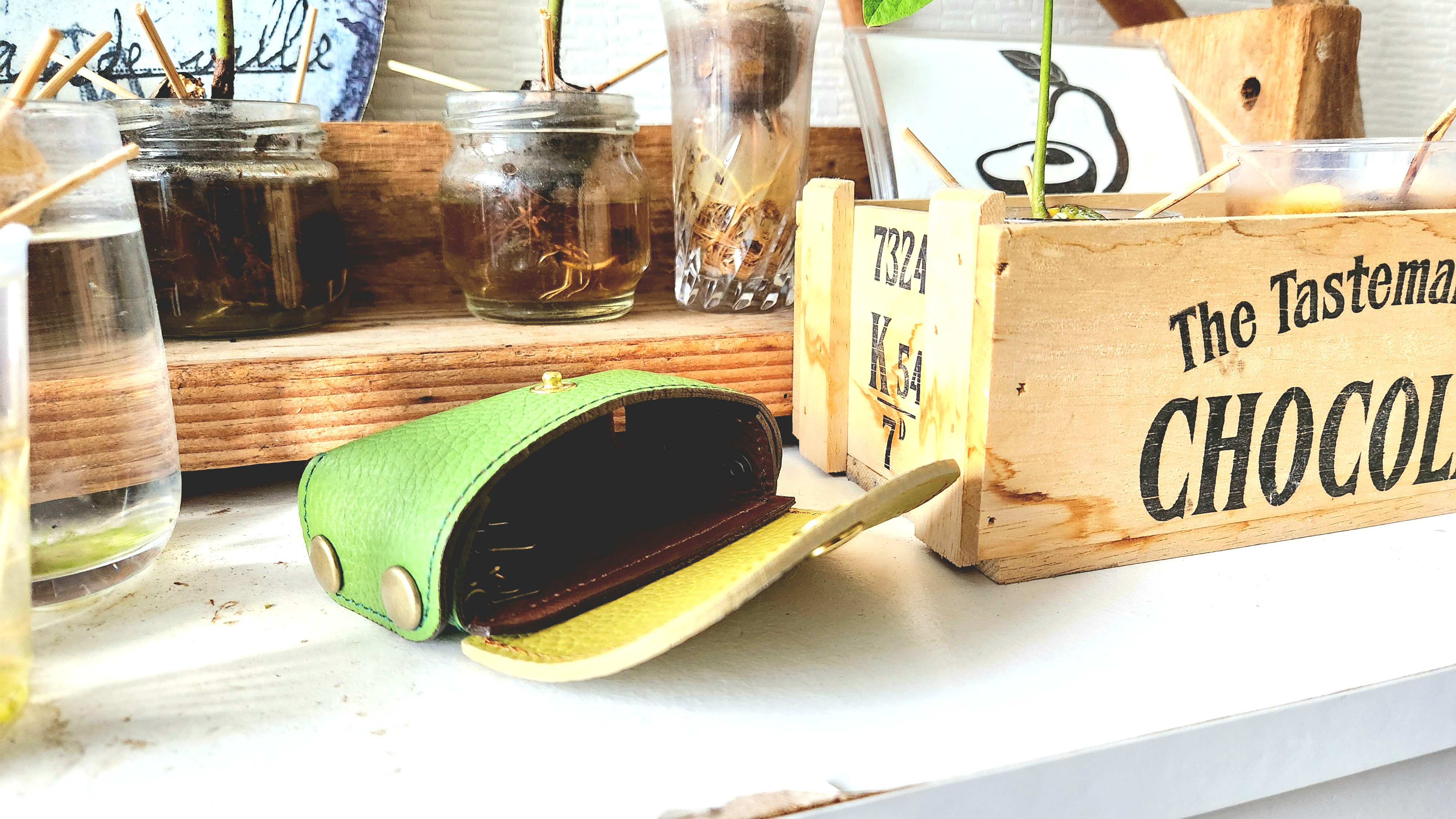 ☆アボカド配色☆ポーチ型キーケース【avo.smart key pouch】