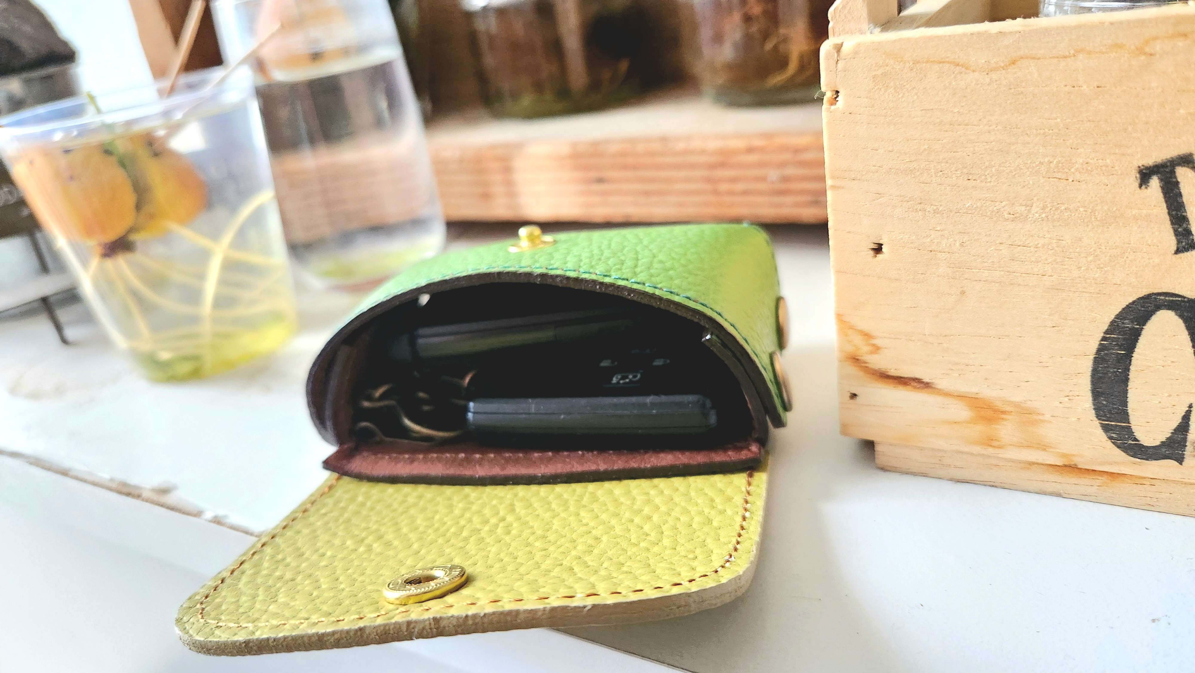 ☆アボカド配色☆ポーチ型キーケース【avo.smart key pouch】