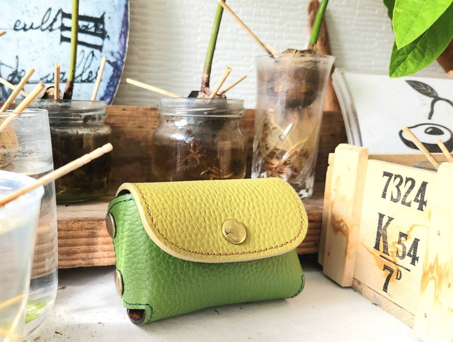 ☆アボカド配色☆ポーチ型キーケース【avo.smart key pouch】