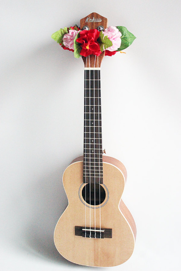 手工套件尤克里裡絲帶花環夏威夷工藝樂器配件木槿吉他阿羅哈音樂會 第2張的照片