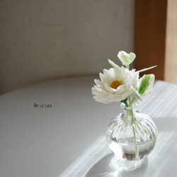 再販）枯れない 菜の花 ✿クレイフラワーNO.N2-1 アートフラワー
