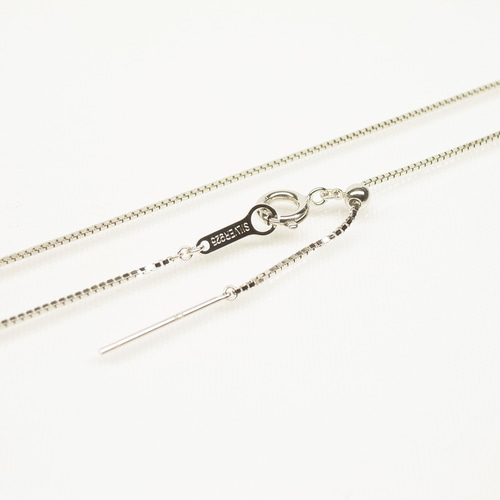 なべっちページ Silverベネチアンネックレス 幅0.8mm 全長45cm～80cmで制作