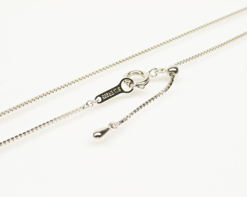 Silverベネチアンネックレス 幅0.8mm 全長45cm～80cmで制作