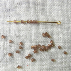 カットビーズ　モカ 2枚目の画像