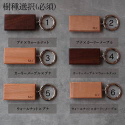 【10日で発送】木製ナンバープレートキーホルダー｜選べる全6種 5枚目の画像
