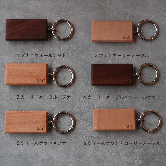 【3日発送】木製ナンバープレートキーホルダー｜選べる全6種 5枚目の画像