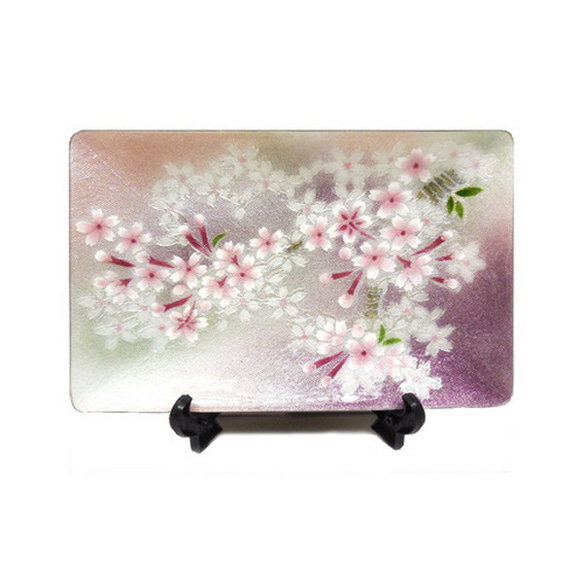 七宝焼｜飾皿｜桜 1枚目の画像