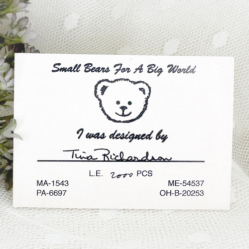 USA直輸入 ワールドオブミニチュアベアーズ ボーピープ ぬいぐるみ