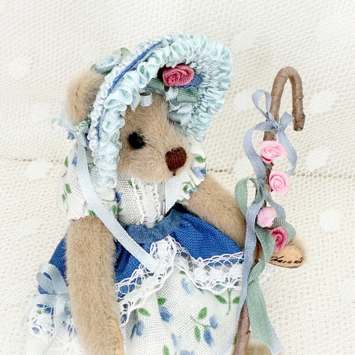 USA直輸入　ワールドオブミニチュアベアーズ　ボーピープ　証明書付 USA直輸入 ワールドオブミニチュアベアーズ ボーピープ ぬいぐるみ