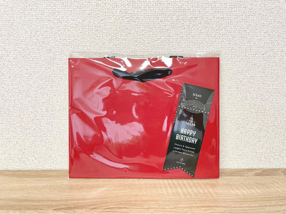 【オプション／ギフトラッピング】誕生日プレゼント用タグ＆ペーパーバッグセット 2枚目の画像