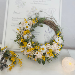 森の中のクリスマスリース プリザーブドフラワー Atelier sol daisy