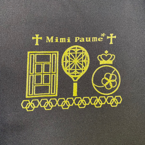 Misha&Puff　幾何学模様の長袖Ｔシャツ　3y 受注制作】「幾何学模様+テニス」ドライTシャツ・長袖Tシャツ Tシャツ