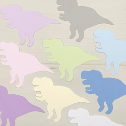 ミニカード《40色》恐竜【B062】メッセージカード/タグ/サンキュー