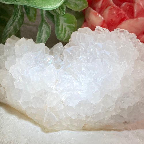 天からの祝福✨ アナンダライト 水晶 レインボークォーツ 原石 クラスター