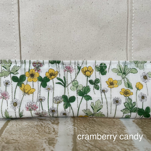 リバティプリントのマチ大きめ帆布トートバッグ 生成色系 y2 トート