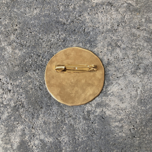 クラシカル ブローチ ＊ 真鍮 Akorat】真鍮ブローチ 葉 BRASS BROOCH LEAF RING – ハナトツキ