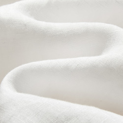採用 Belky 亞麻製成的天然紋理亞麻長袍，白色 240311-1 第12張的照片