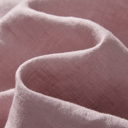 由 Belky 亞麻製成的天然紋理亞麻長袍，淡紫紅色 240311-3 第12張的照片