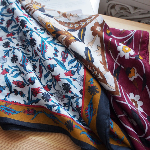 母の日ギフト【Creema限定】トルコタイル・スカーフセット 11枚目の画像