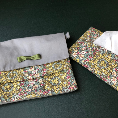 訳あり】ポシェットにもなる⭐︎ファスナー&ティッシュケース付移動  