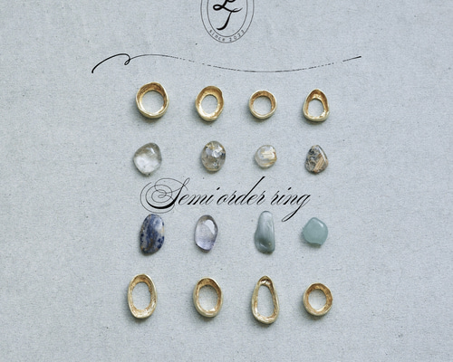 天然石ワイヤーリング*セミオーダー 天然石ワイヤーリング*セミオーダー