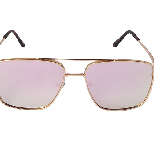 2is KylaP サングラス│テクスチャーダブルブリッジスクエアフレーム