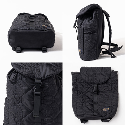 美品 DIESEL キルティングリュック レザー 裏地デニム 黒 A4収納 PENDLETONヘイニ別注☆ 軽量 A4収納 リュック レディース 大容量