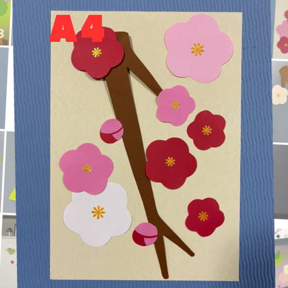 ガーランド　吊るし飾り　壁面飾り　看板　春　桜　花見 5枚目の画像