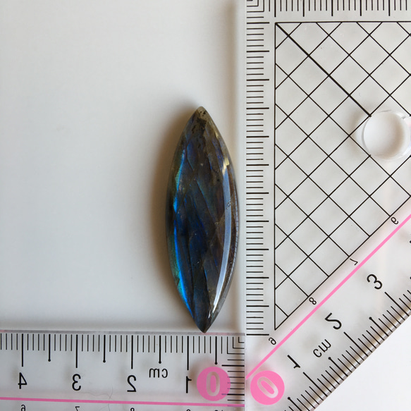 天然石　ブルー　ラブラドライト　ルース 9枚目の画像
