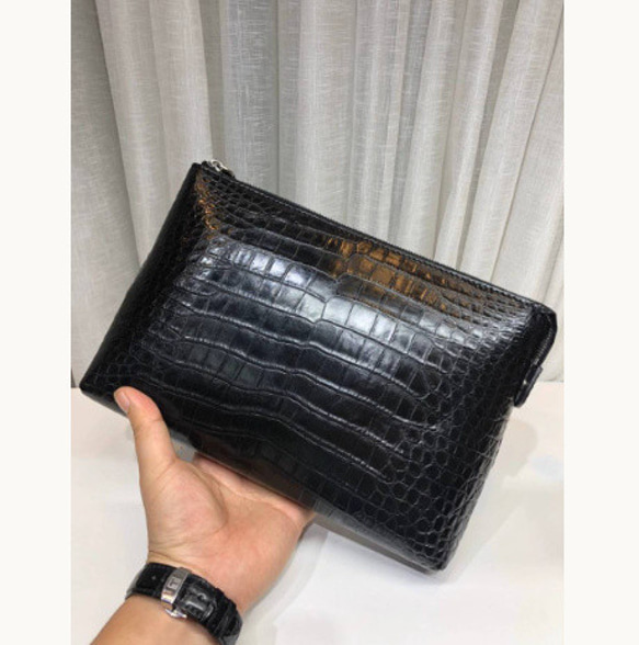 極上品 クロコダイルレザー ワニ革本革 センター取り セカンド 極上品 クロコダイルレザー ワニ革本革 センター取り セカンド