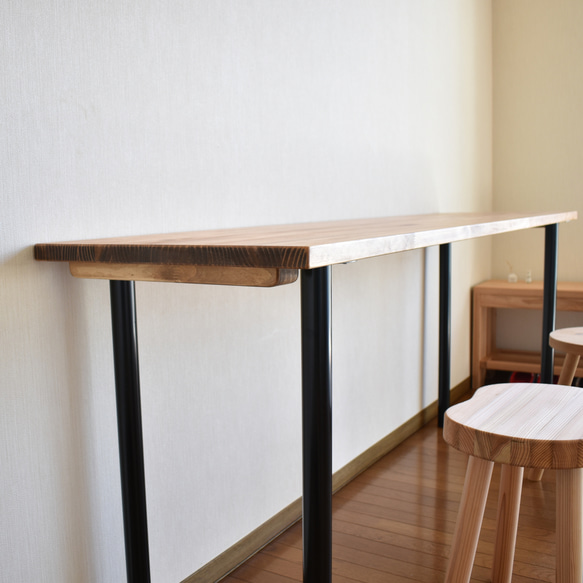 【幅180cm】シンプルな長テーブル 8枚目の画像