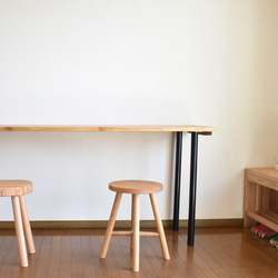 【幅180cm】シンプルな長テーブル 9枚目の画像