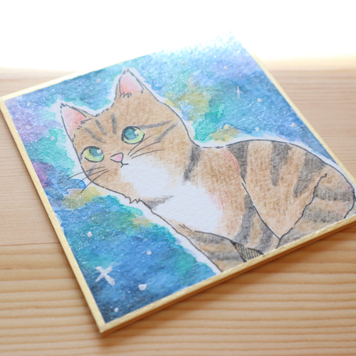 原画 猫 色紙 91417d82aba5386ee45334de0a929c