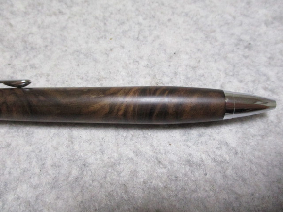 ターキッシュウォルナット　椿油仕上げ　木軸ボールペン(シャープペンシル)　希少材　 10枚目の画像