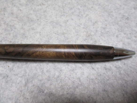 ターキッシュウォルナット　椿油仕上げ　木軸ボールペン(シャープペンシル)　希少材　 8枚目の画像