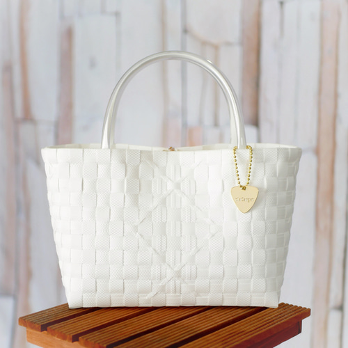 汚れにくい白】メルマガ掲載！編み込みホワイト S＋サイズ 2WAY