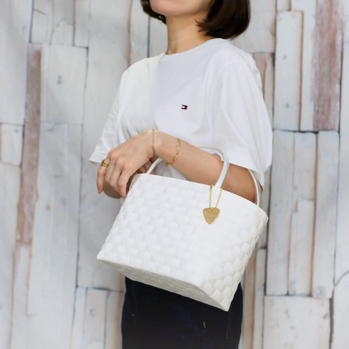 汚れにくい白】メルマガ掲載！編み込みホワイト S＋サイズ 2WAY