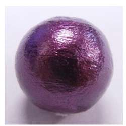 《送料無料》　コットパール　紫　アメジスト　水色　一粒　粒の大きさ、チェーンの長さ・種類選べます　ネックレス　 3枚目の画像