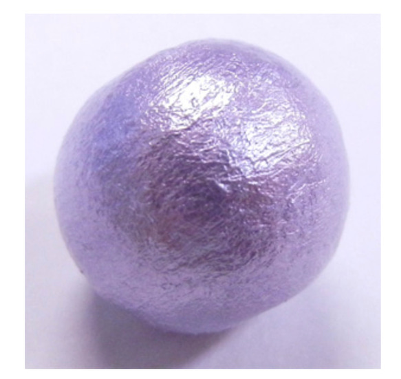 《送料無料》　コットパール　紫　ラベンダー　一粒　粒の大きさ、チェーンの長さ・種類選べます　ネックレス　 3枚目の画像
