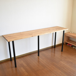 【幅195cm】シンプルな長テーブル 11枚目の画像