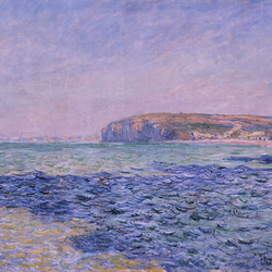 【ジョサンヌ】【印象派】モネ/ブーヴィエの海の影。ラピスラズリ天然石ネックレス 4枚目の画像