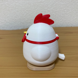 ジェントルコッコの小物入れ付きペン立て 4枚目の画像