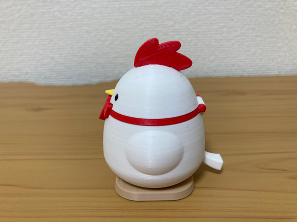 ジェントルコッコの小物入れ付きペン立て 4枚目の画像